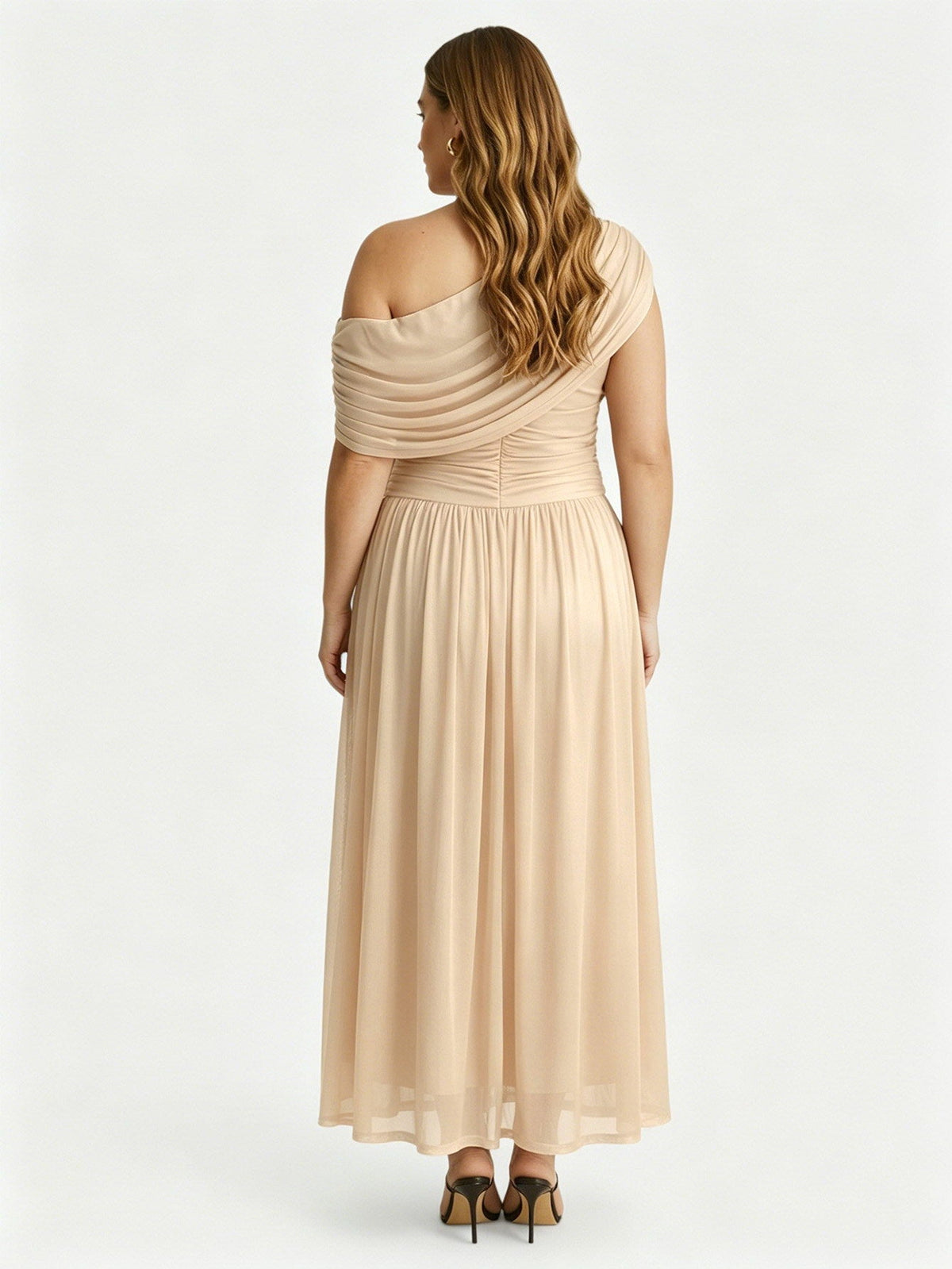 Larui Plus Size Elegant A-Line Dress