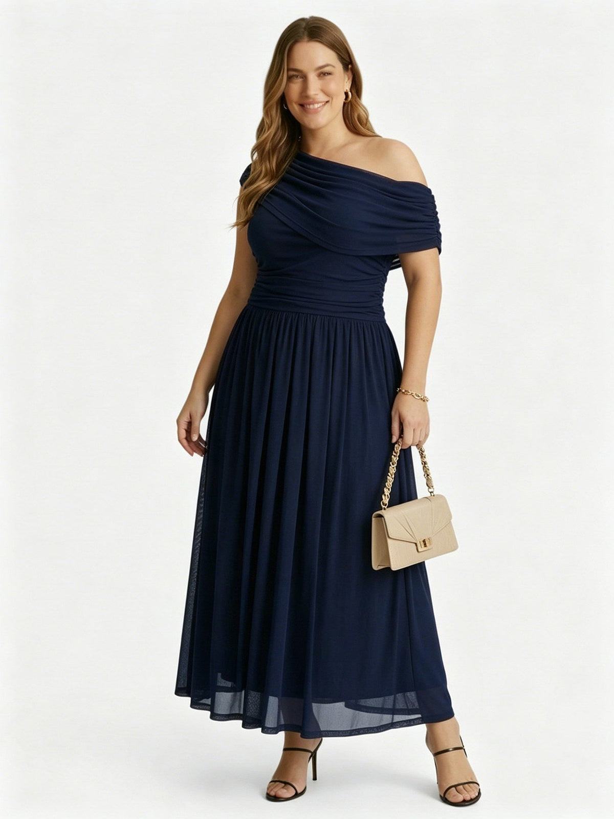 Larui Plus Size Elegant A-Line Dress