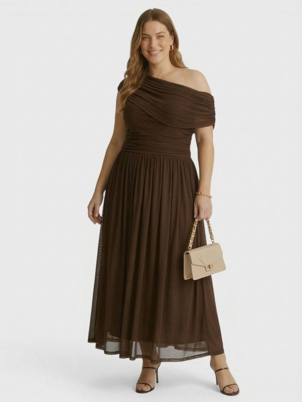 Larui Plus Size Elegant A-Line Dress