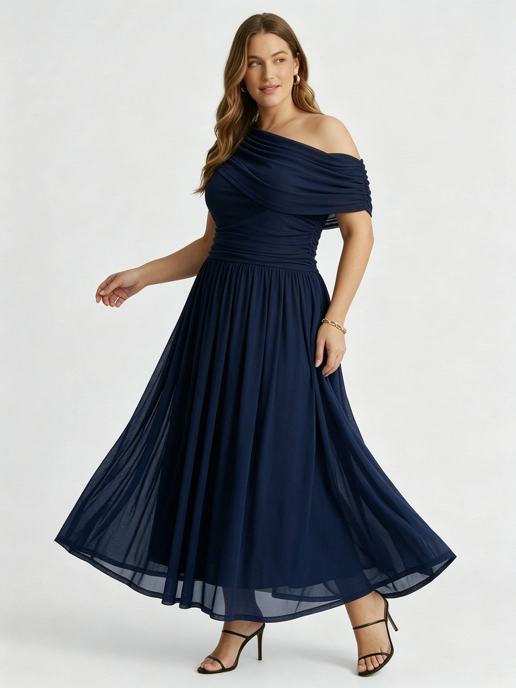Larui Plus Size Elegant A-Line Dress