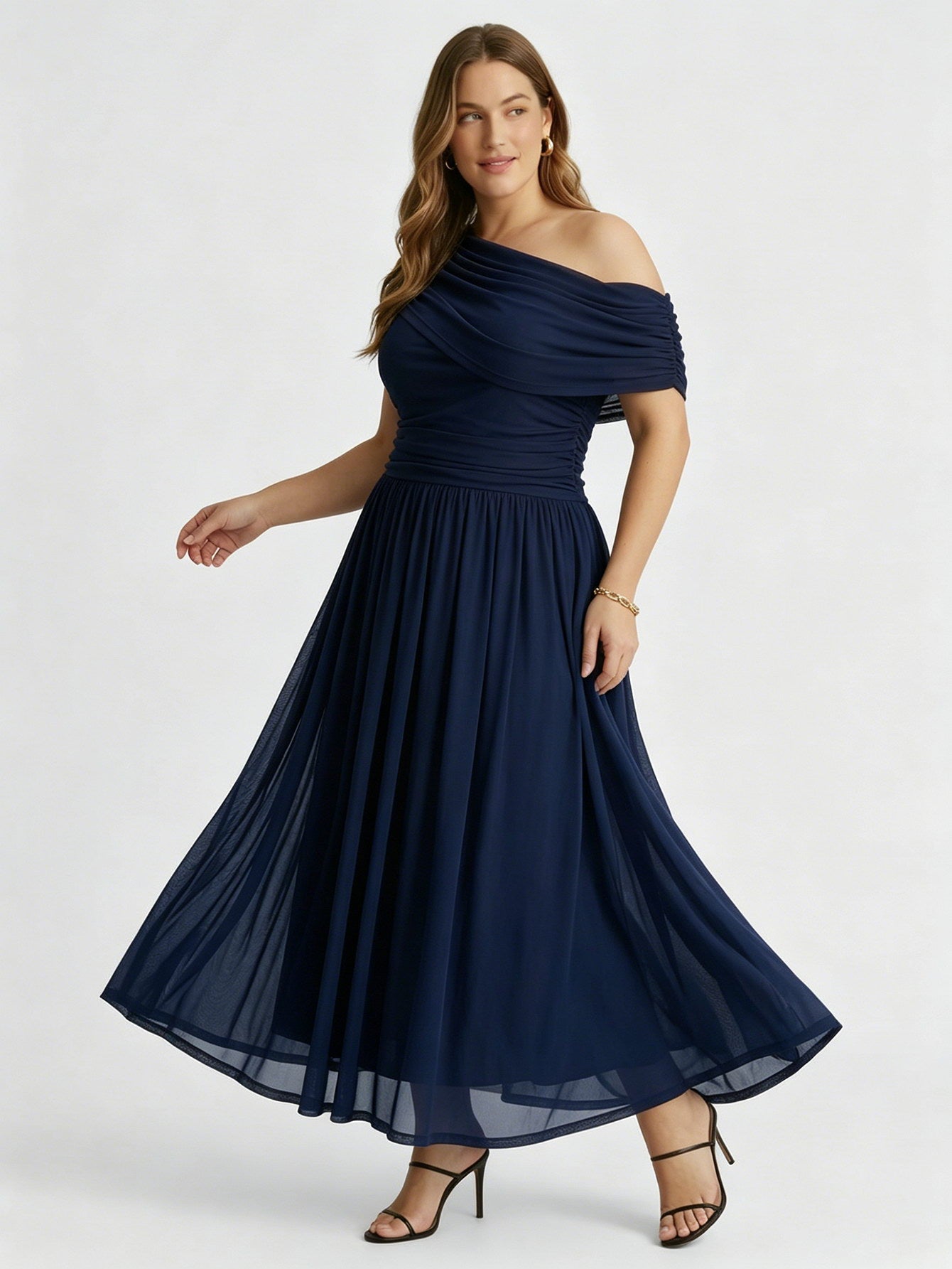 Larui Plus Size Elegant A-Line Dress