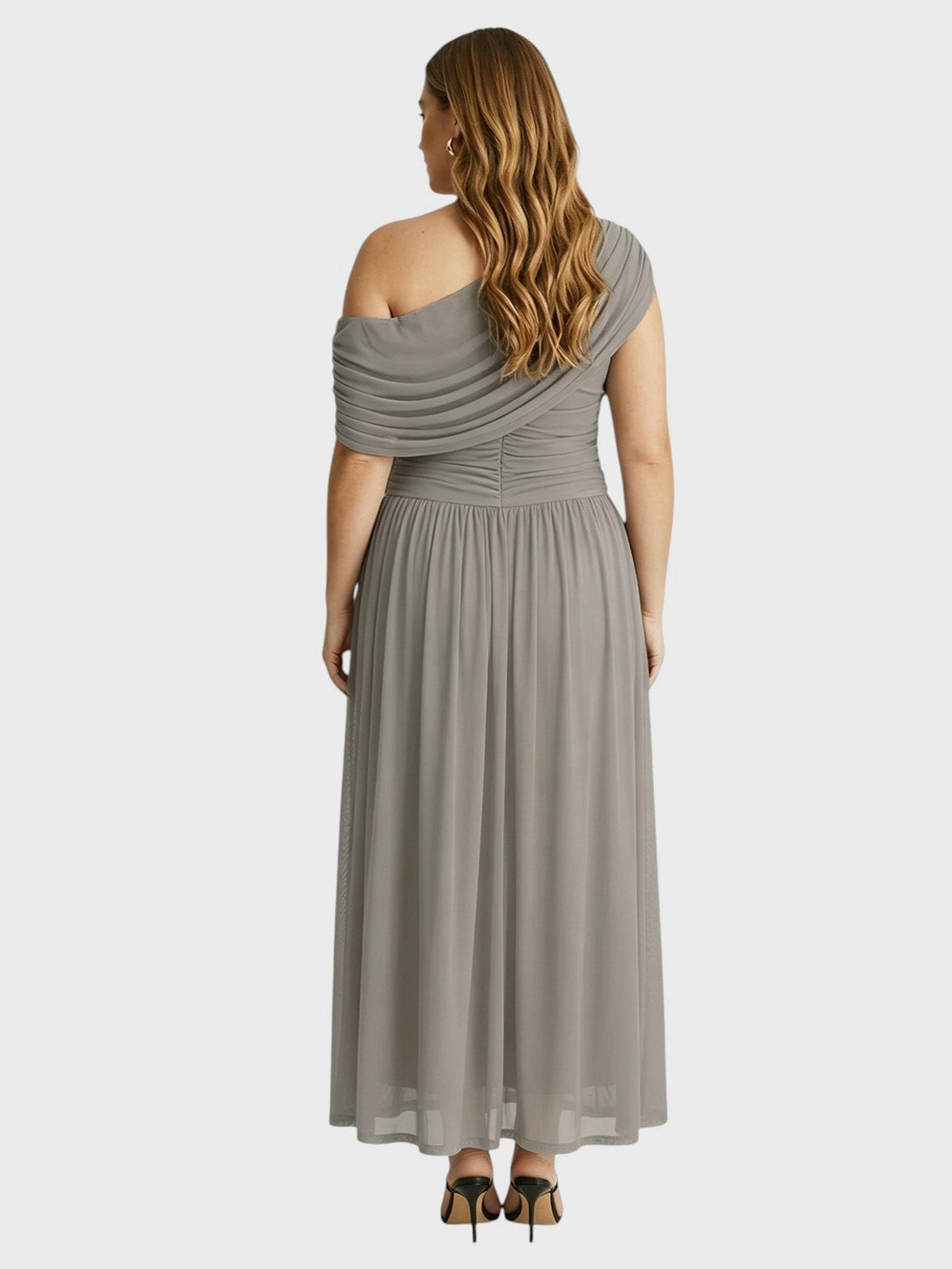 Larui Plus Size Elegant A-Line Dress