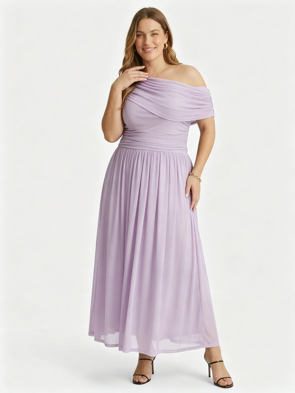 Larui Plus Size Elegant A-Line Dress