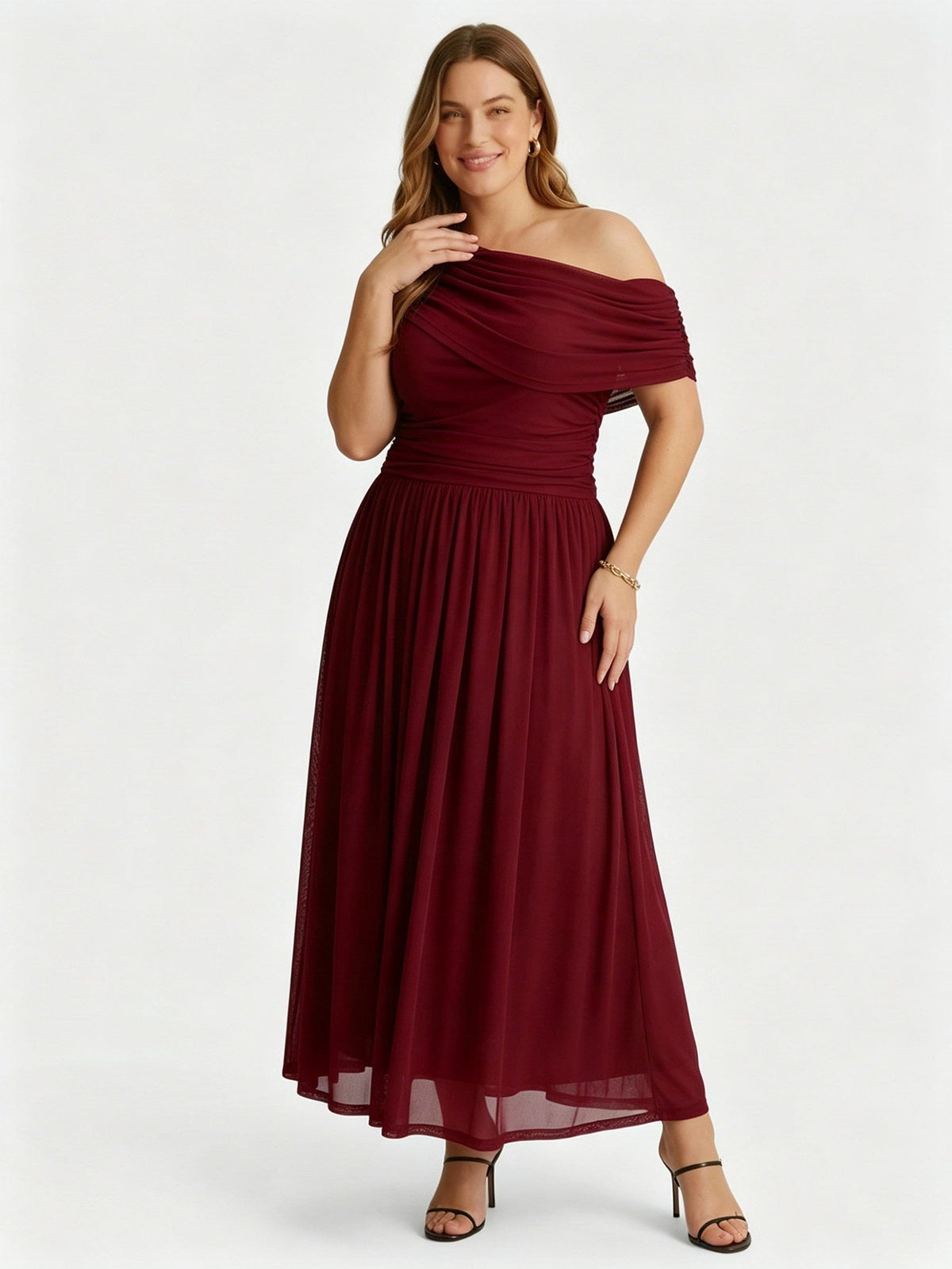 Larui Plus Size Elegant A-Line Dress