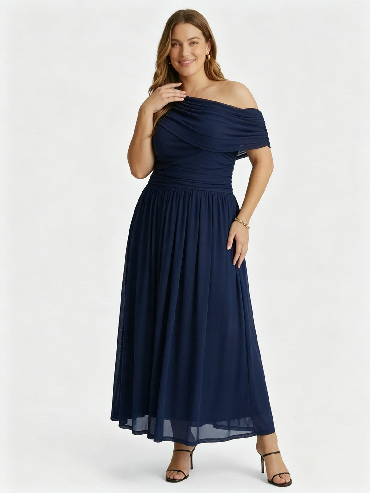 Larui Plus Size Elegant A-Line Dress