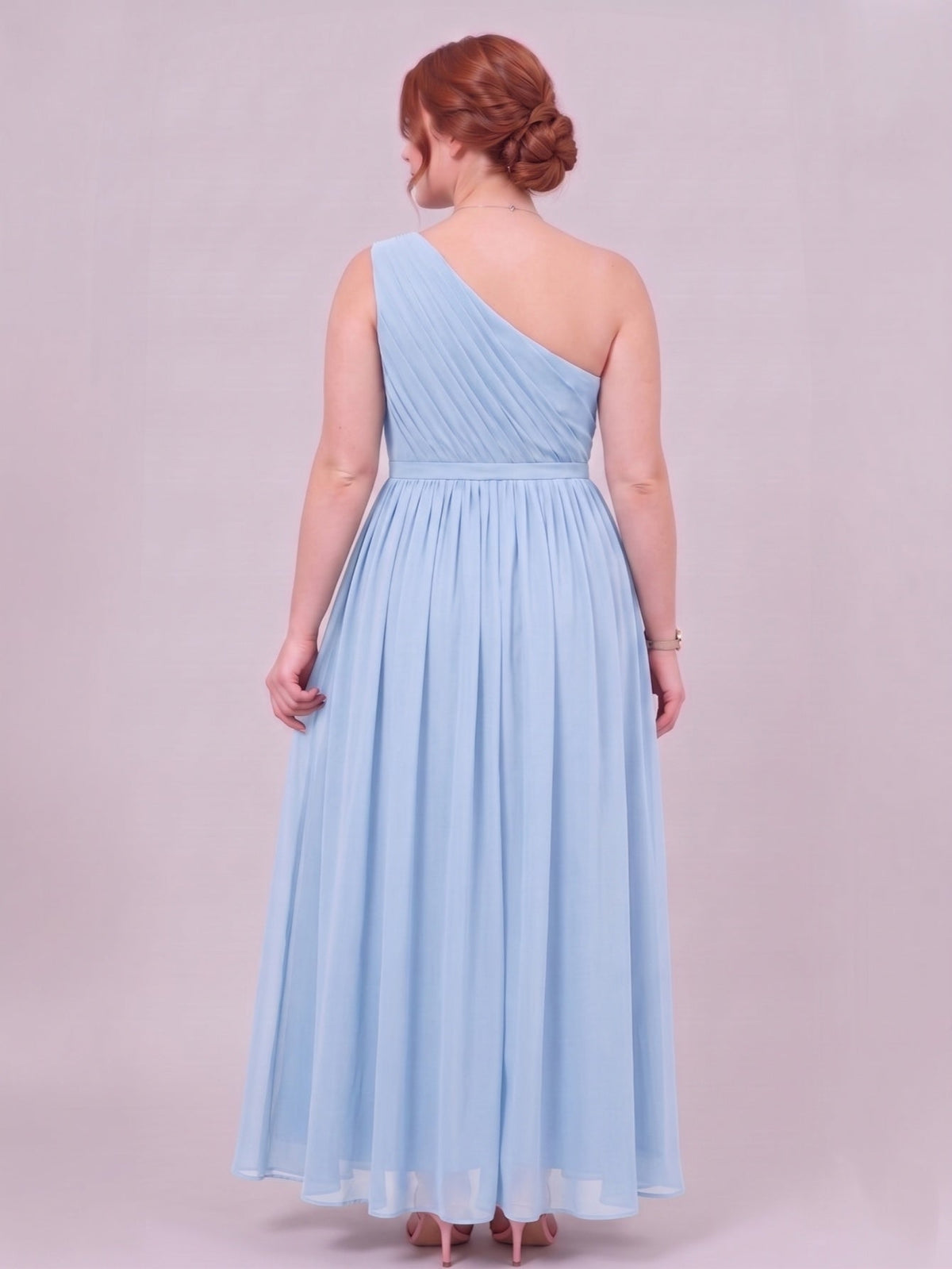 Larui  Plus-Size Women's One-Shoulder  Dress