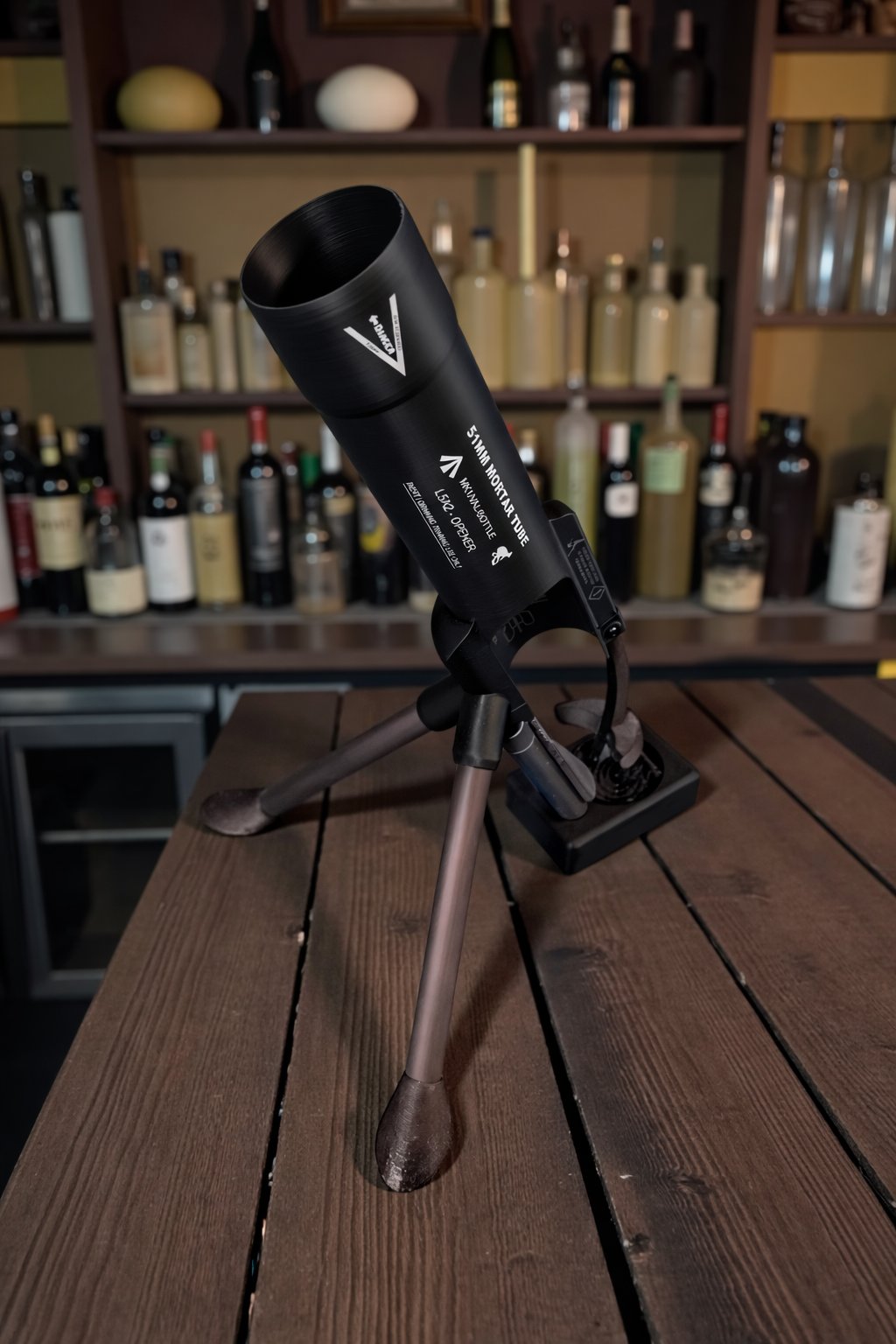 🚀 51mm Beer Bottle Mortar Bottle Opener 🍻🔥Novelty Cap-Launching Desk & Bar Accessory 🎉Buy 2 Get Free Shipping