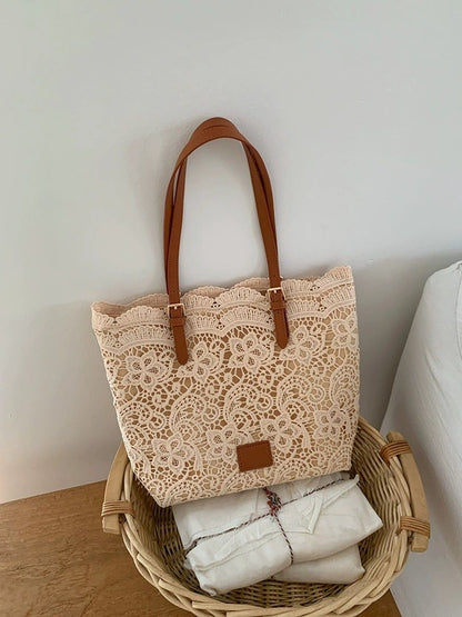 Vintage Lace Shoulder Bag – Elegant Crossbody Purse for Every Occasion 🤍👜