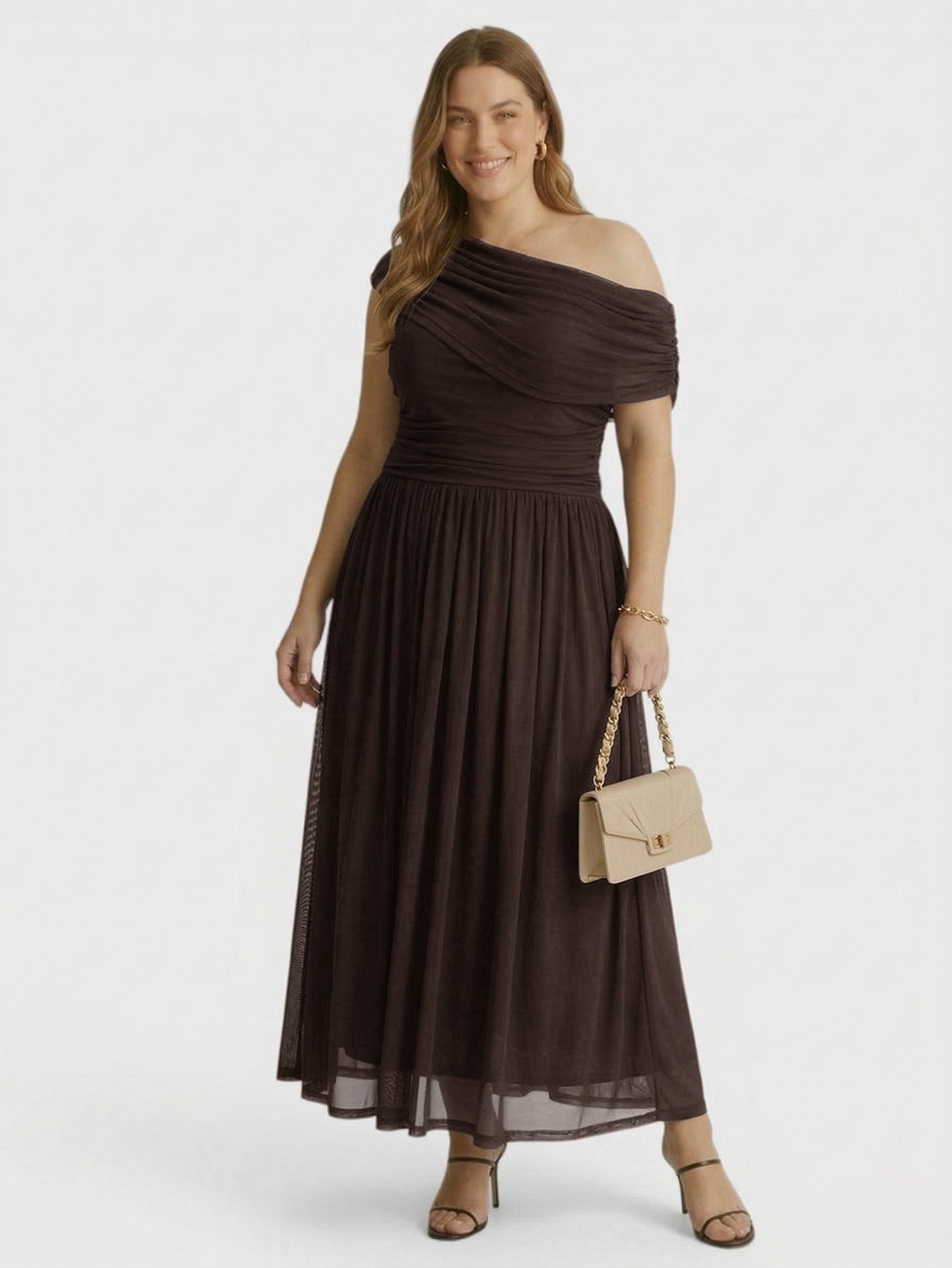 Larui Plus Size Elegant A-Line Dress