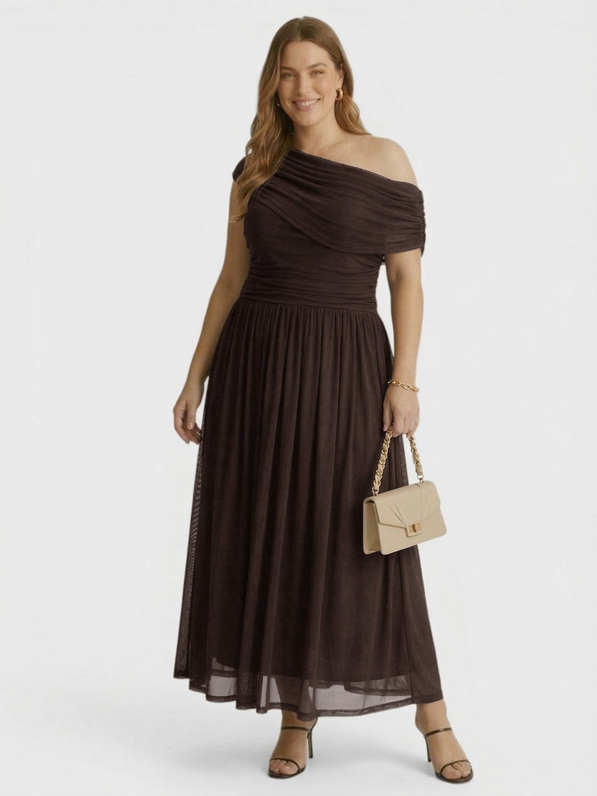 Larui Plus Size Elegant A-Line Dress