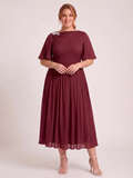 Larui Plus Size Women's Chiffon Dress