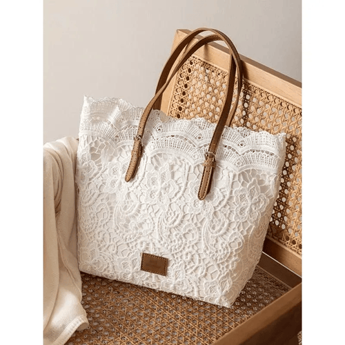 Vintage Lace Shoulder Bag – Elegant Crossbody Purse for Every Occasion 🤍👜