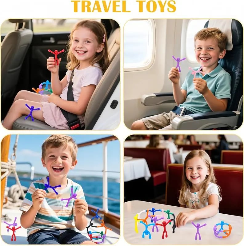 Magnetic Fidget Toys  Bright Solid Colors BPA-Free Sensory Building Fridge Kids Toys, Anxiety Fidgets, Relaxation, Mini Gifts, Sensory Products, Birthday Party Favors