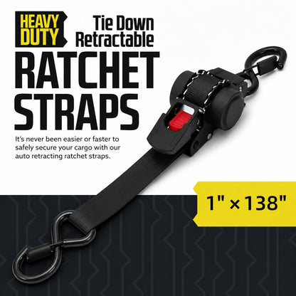 Auto Retractable Ratchet Strap (BUY 2 FREE SHIPPING)