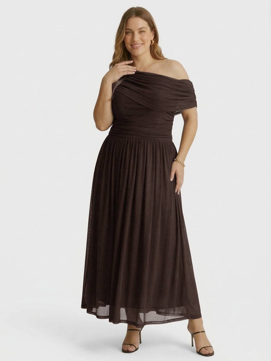 Larui Plus Size Elegant A-Line Dress