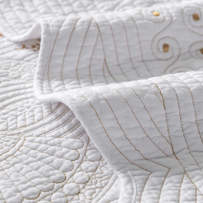 Beach Boho Quilted Bedspread Set
