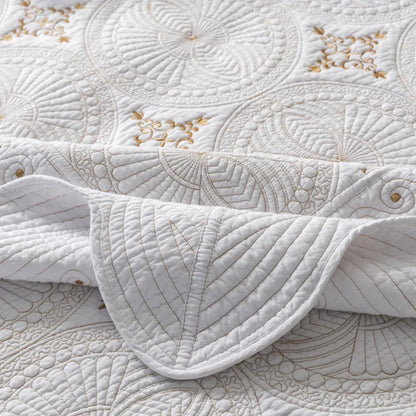 Beach Boho Quilted Bedspread Set