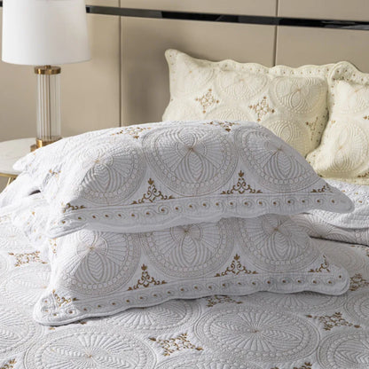 Beach Boho Quilted Bedspread Set