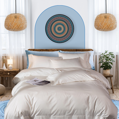 Regal White Egyptian Cotton Bedding Set