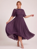 Larui Plus Size Women's Chiffon Dress