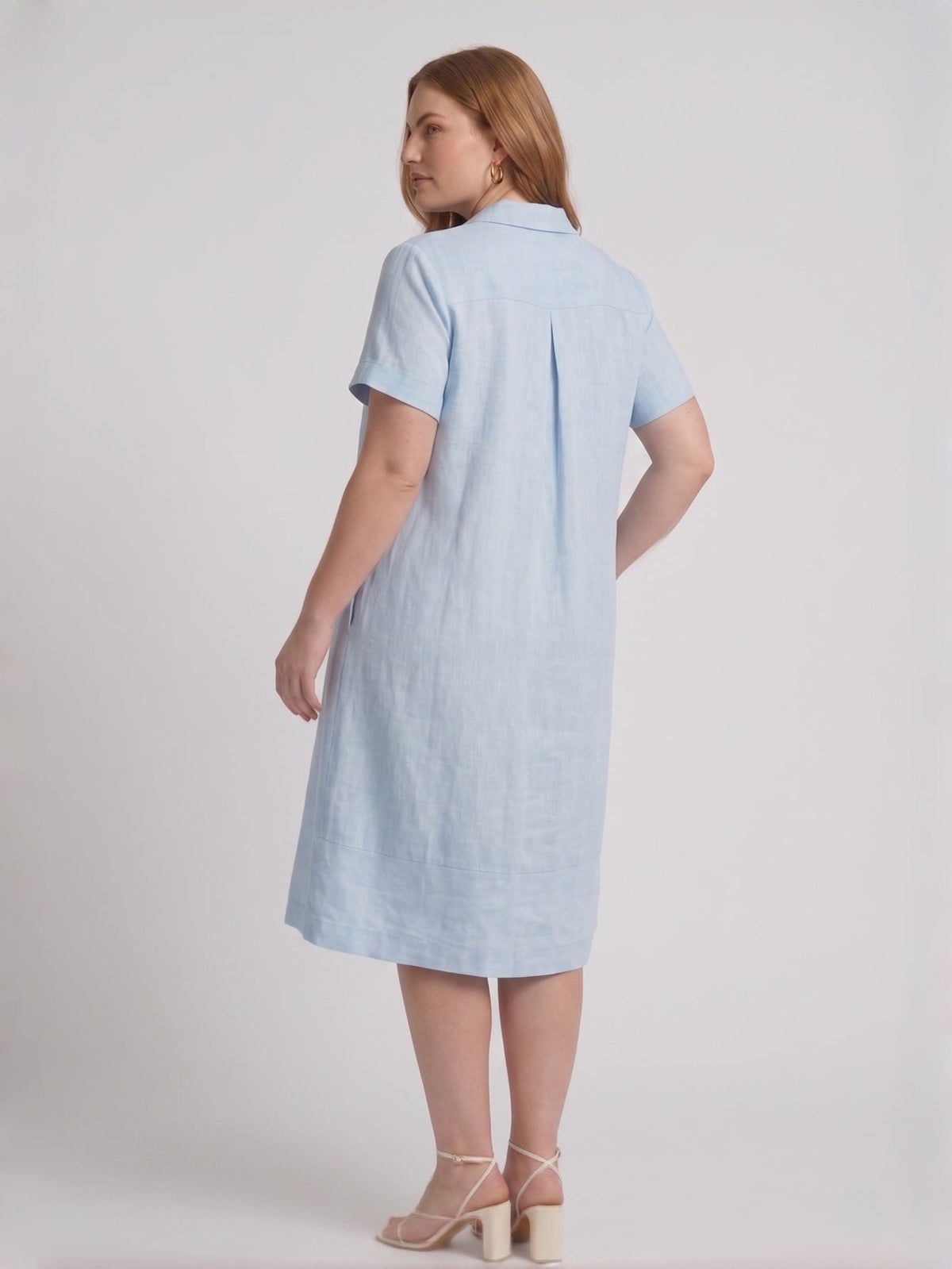 Larui Plus Size Women's Short Sleeves Dress
