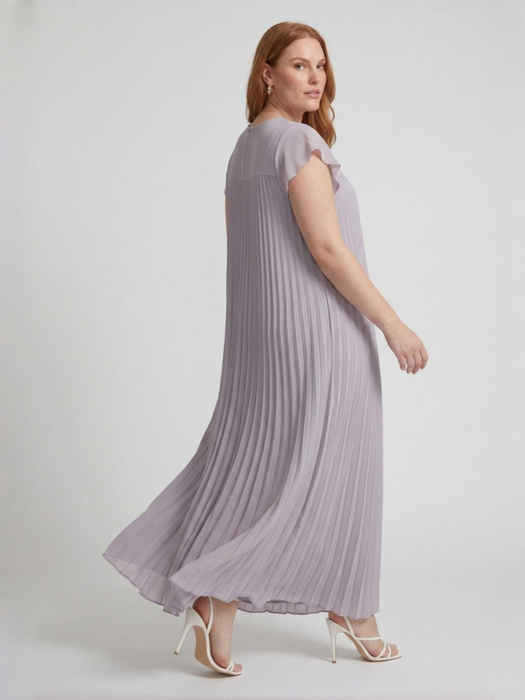 Larui Plus Size Women's Short Sleeves Dress
