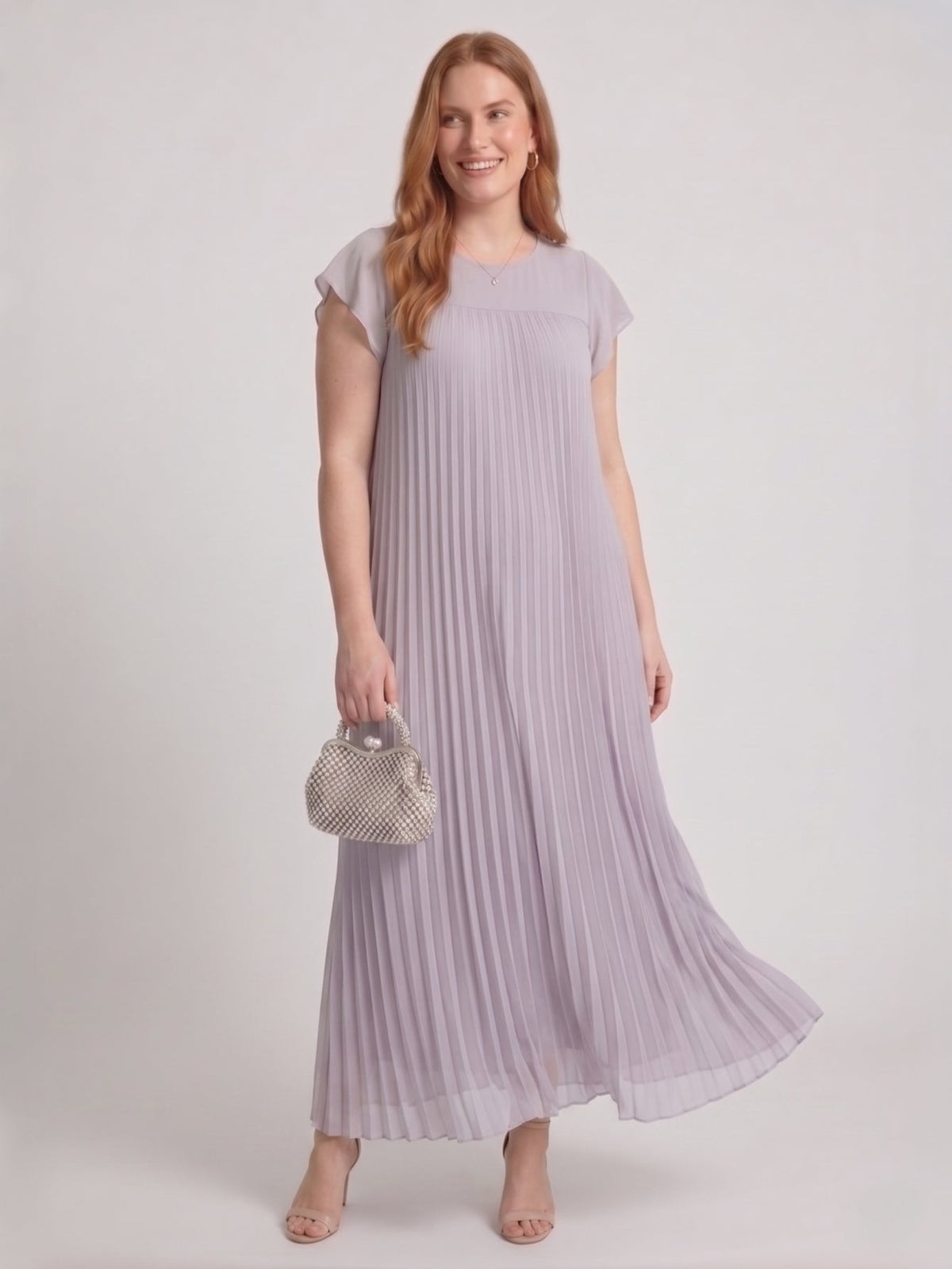 Larui Plus Size Women's Short Sleeves Dress