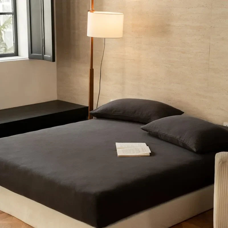 Grand Slate Linen Bedding Set