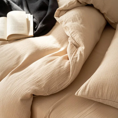 Grand Sandstone Linen Bedding Set