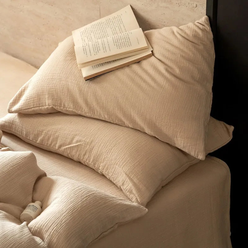 Grand Sandstone Linen Bedding Set