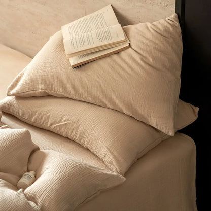 Grand Sandstone Linen Bedding Set
