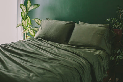 Sateen Organic Cotton Duvet Cover Set