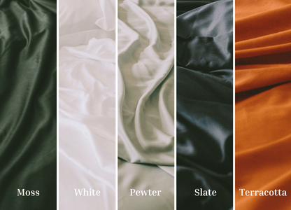 Sateen Organic Cotton Duvet Cover Set