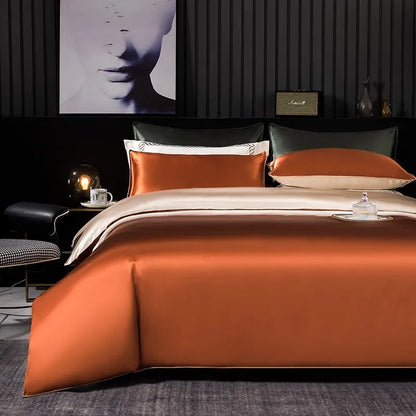 Sunset Glow Mulberry Silk Bedding Set