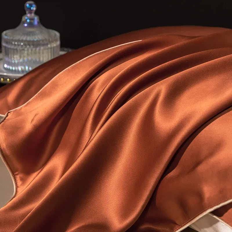 Sunset Glow Mulberry Silk Bedding Set