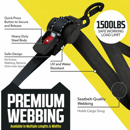 Auto Retractable Ratchet Strap (BUY 2 FREE SHIPPING)