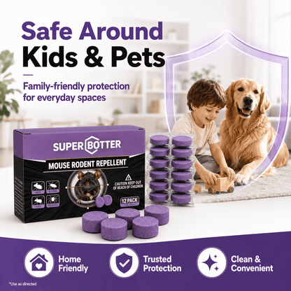 12-Pack Rodent Repellent Balls, Natural Pest Control🐭