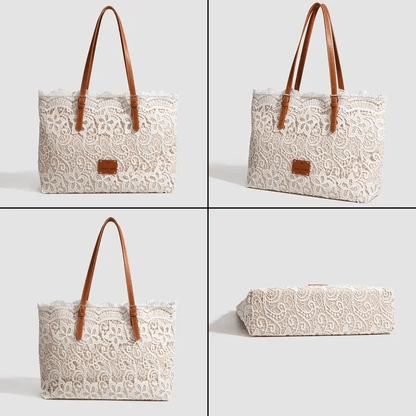 Vintage Lace Shoulder Bag – Elegant Crossbody Purse for Every Occasion 🤍👜