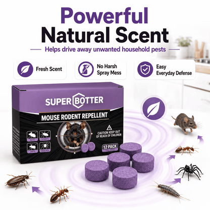 12-Pack Rodent Repellent Balls, Natural Pest Control🐭