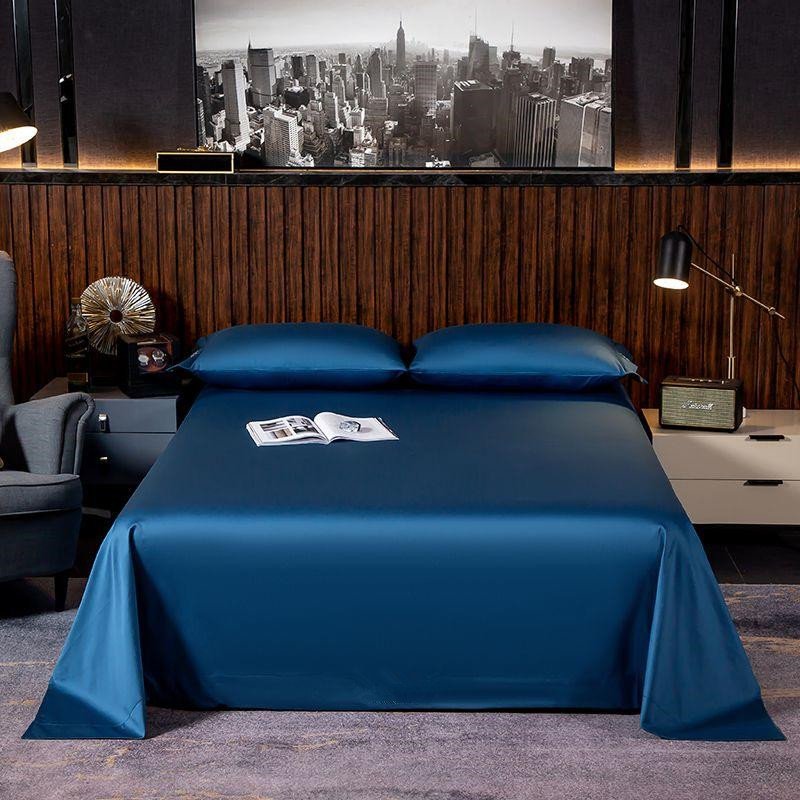 Imperial Blue Egyptian Cotton Bedding Set