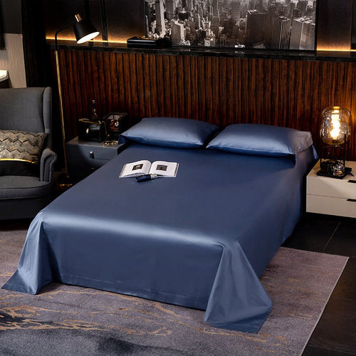 Baron Blue Egyptian Cotton Bedding Set