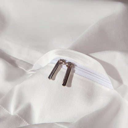 Regal White Egyptian Cotton Bedding Set