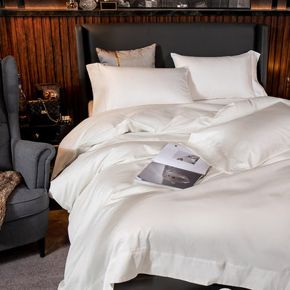 Regal White Egyptian Cotton Bedding Set