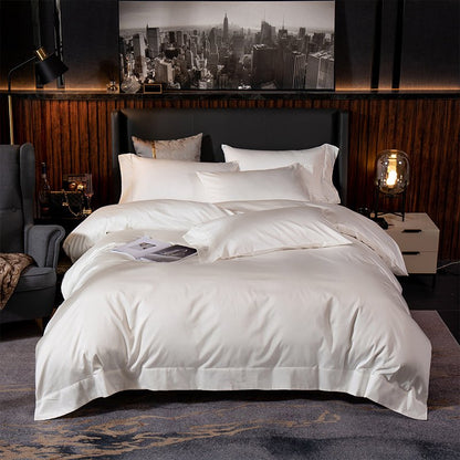 Regal White Egyptian Cotton Bedding Set