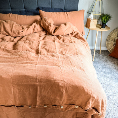 European Linen Duvet Cover Set