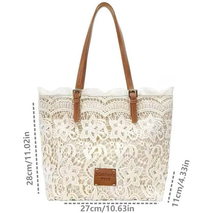 Vintage Lace Shoulder Bag – Elegant Crossbody Purse for Every Occasion 🤍👜