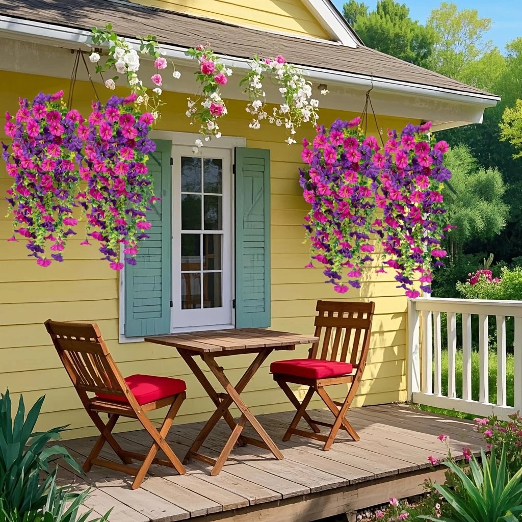Artificial Flower , Faux Flower, Decorative Flower for Home Garden, Porch, Window Box, Yard and Seasonal Celebrations