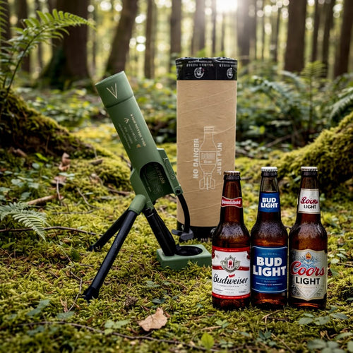 🚀 51mm Beer Bottle Mortar Bottle Opener 🍻🔥Novelty Cap-Launching Desk & Bar Accessory 🎉Buy 2 Get Free Shipping